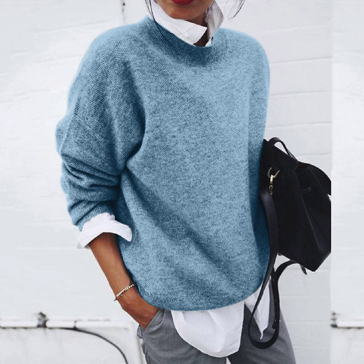 MOREAU LYON | PULL CLASSIQUE À COL ROND POUR FEMMES