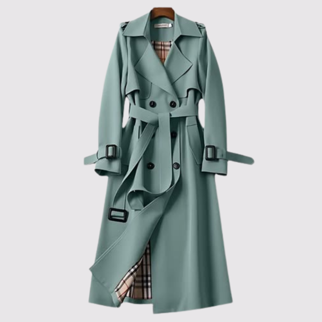 MOREAU LYON | TRANCHÉE MANTEAU LONGUE À CEINTURE POUR FEMMES