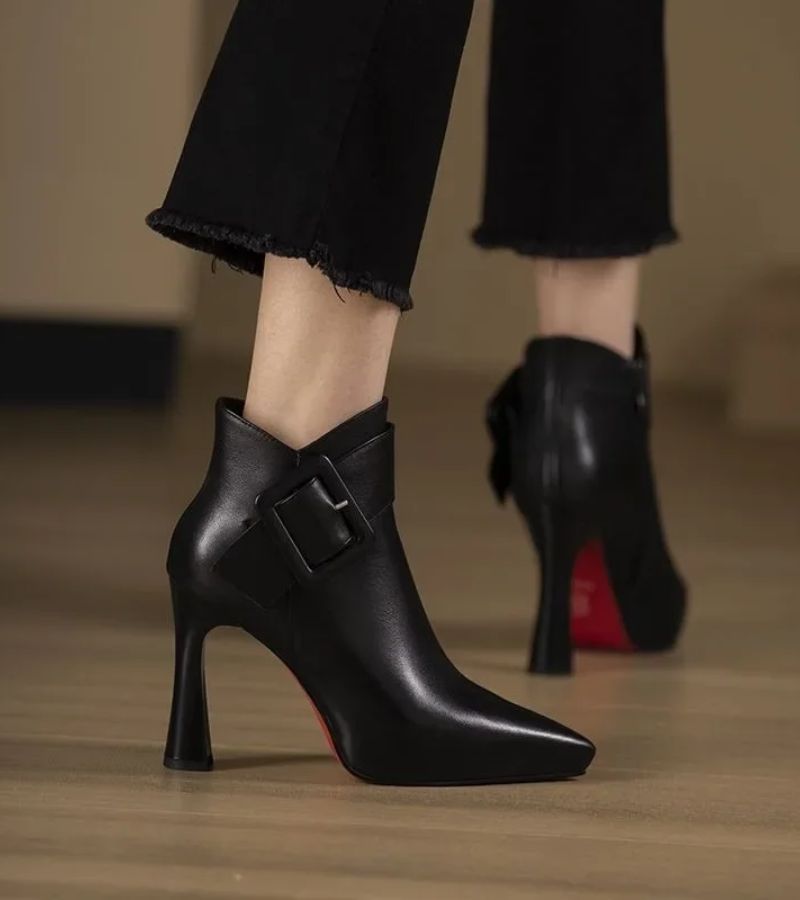 MOREAU LYON | BOTTINES À TALON CHEVILLE POUR FEMMES