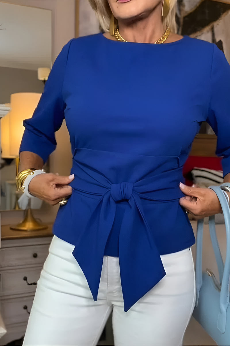MOREAU LYON | TOP À NOUER À LA TAILLE POUR FEMMES