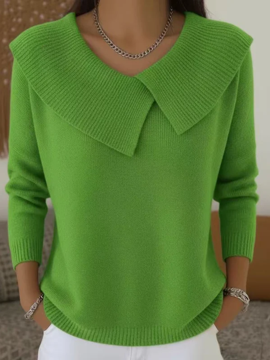 MOREAU LYON | PULL COL CLASSIQUE POUR FEMME