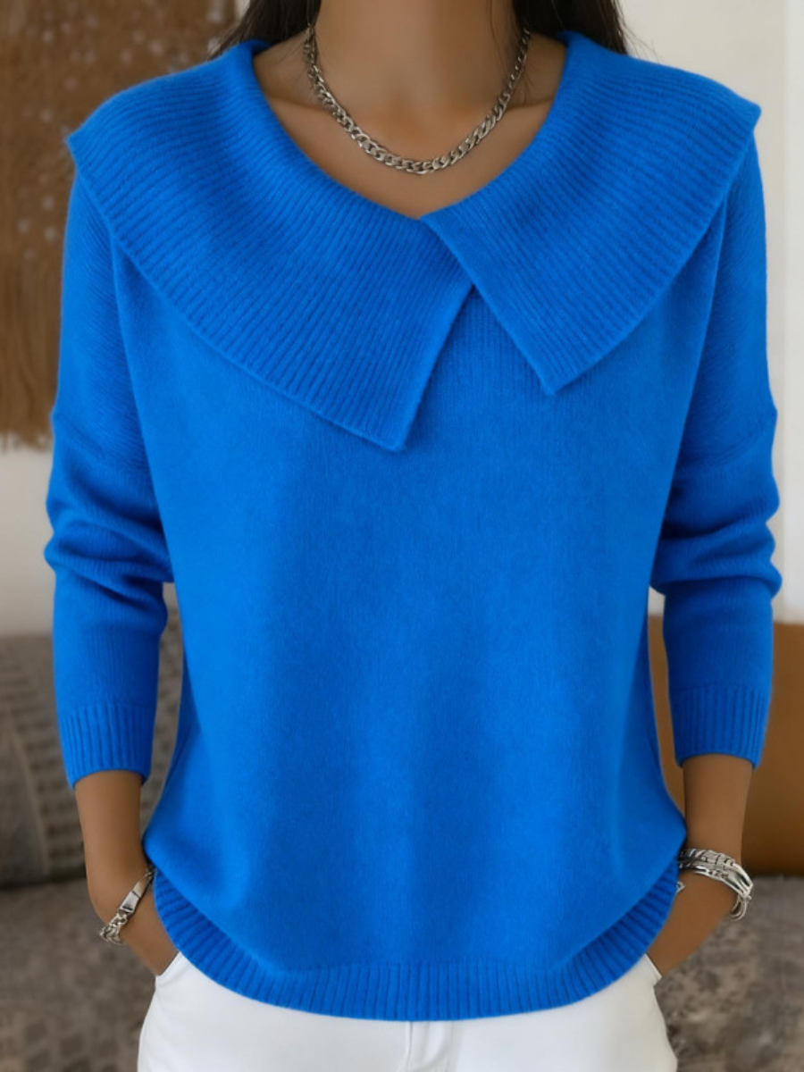 MOREAU LYON | PULL COL CLASSIQUE POUR FEMME