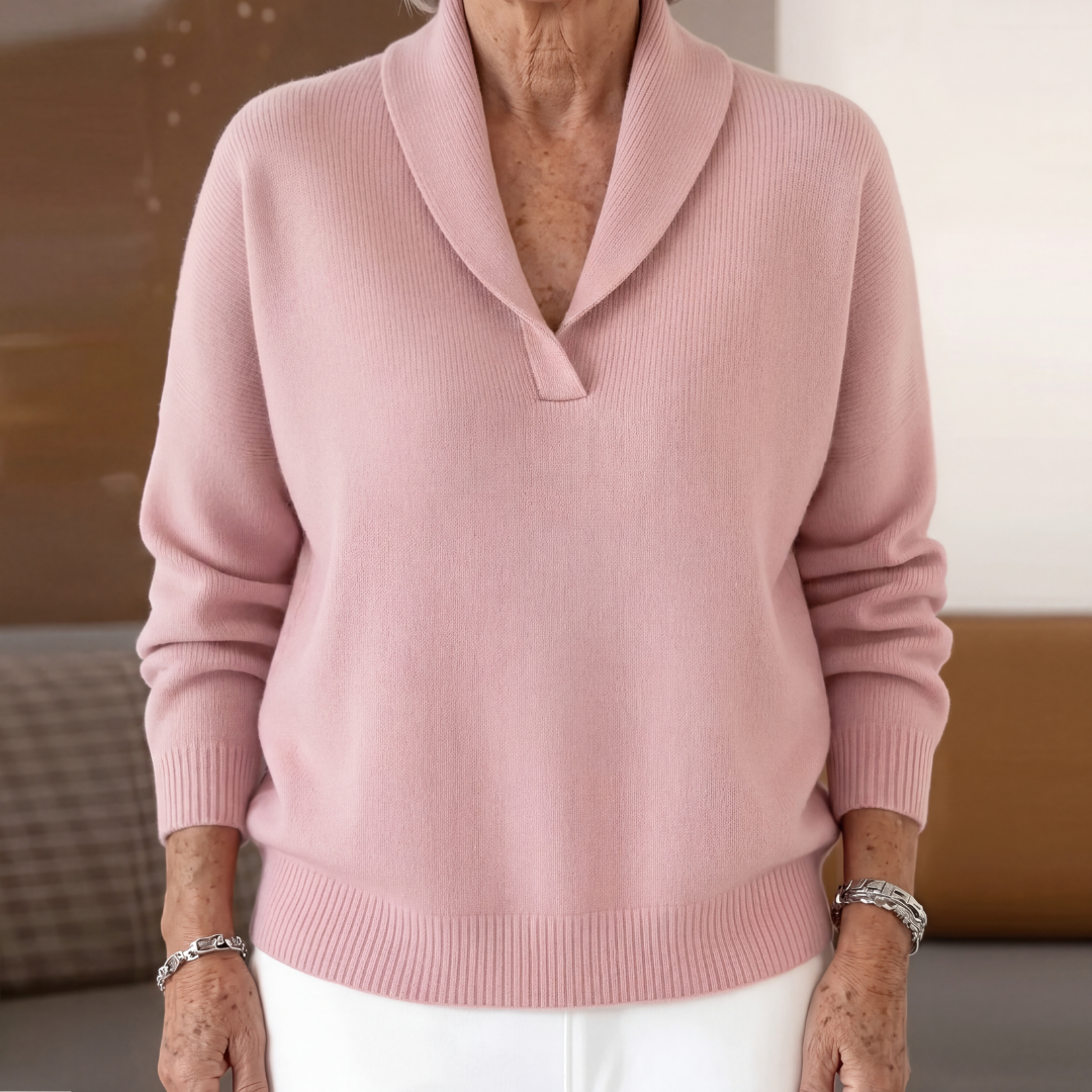 MOREAU LYON | PULL AMPLE À COL EN V POUR FEMMES
