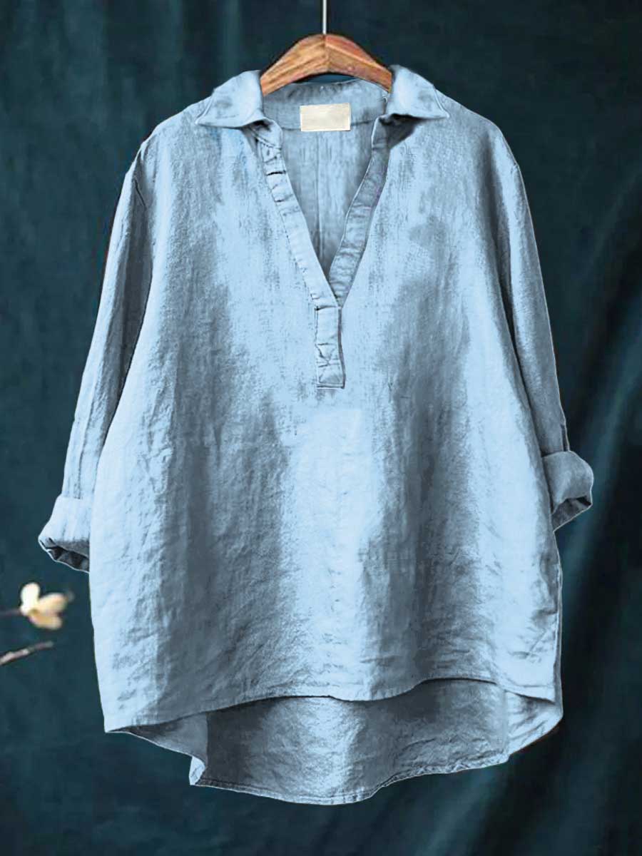 MOREAU LYON | BLOUSE COL V POUR FEMMES