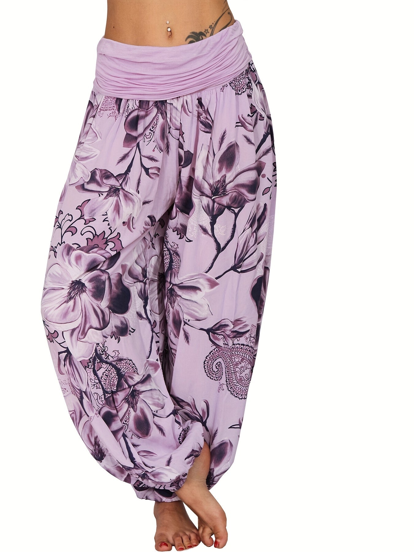 MOREAU LYON | PANTALONS FLORAUX POUR FEMMES