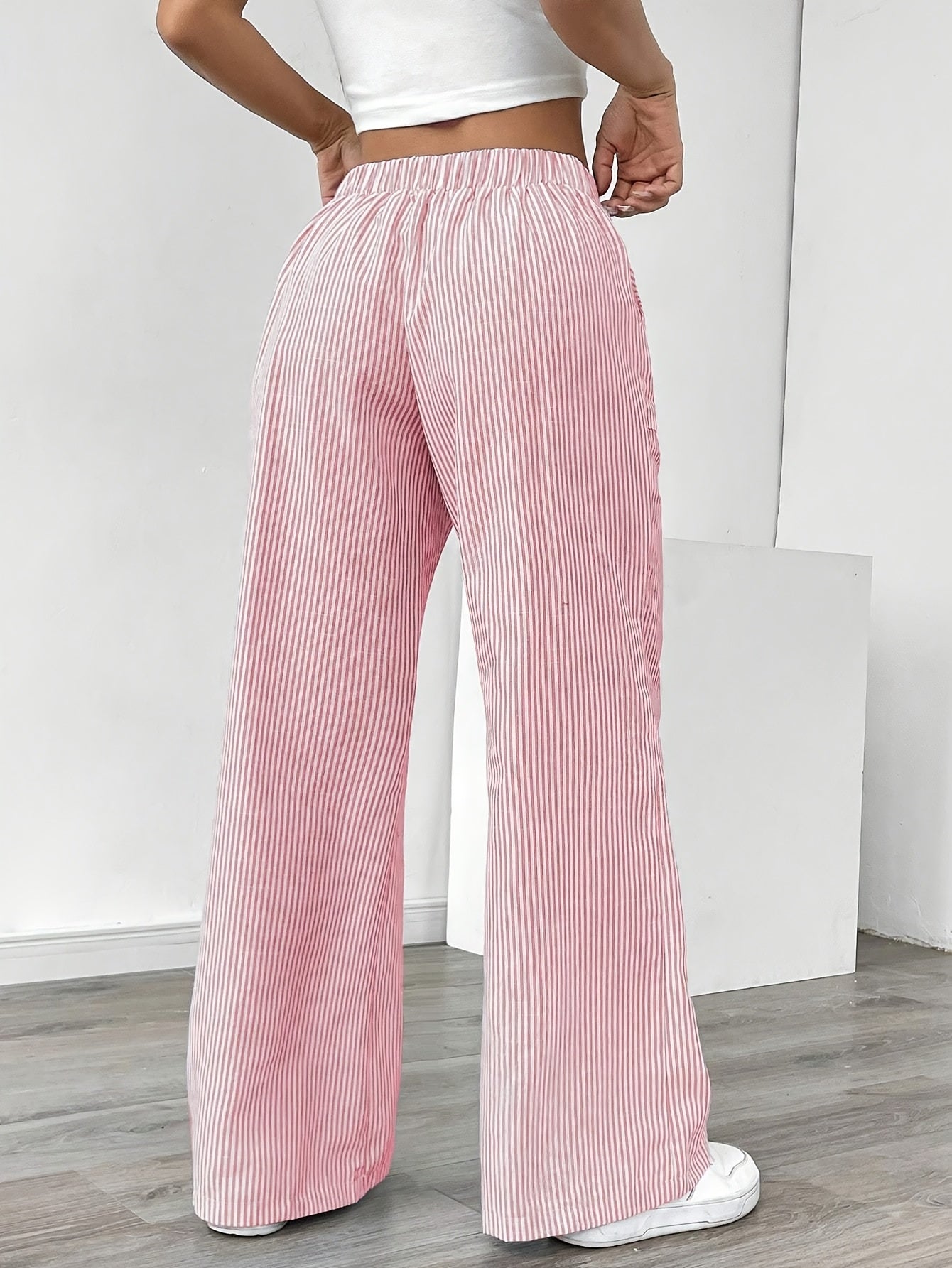 MOREAU LYON | PANTALONS AMPLE RAYÉS POUR FEMMES