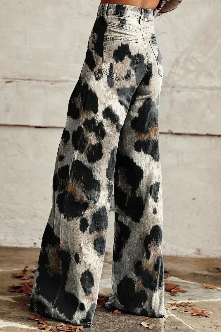 MOREAU LYON | PANTALON IMPRIMÉ FÉLIN POUR FEMMES
