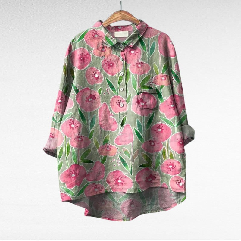 MOREAU LYON | BLOUSE JARDIN COLORÉ POUR FEMMES