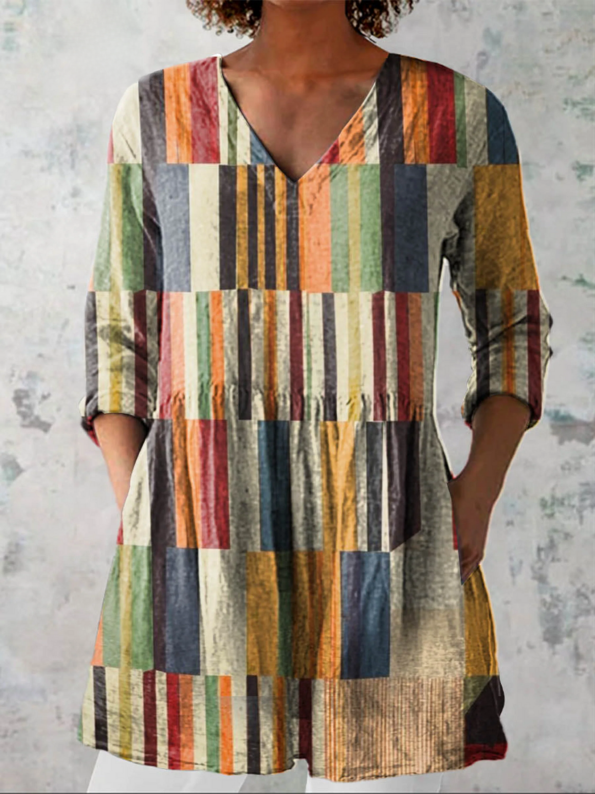 MOREAU LYON | BLOUSE LONGUE IMPRIMÉE POUR FEMMES