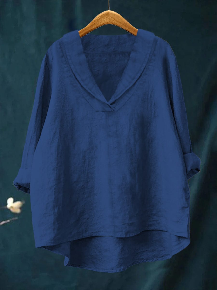 MOREAU LYON | BLOUSE COL V AMPLE POUR FEMMES