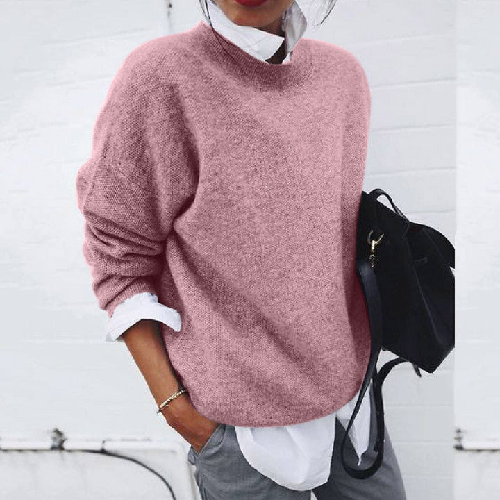 MOREAU LYON | PULL CLASSIQUE À COL ROND POUR FEMMES