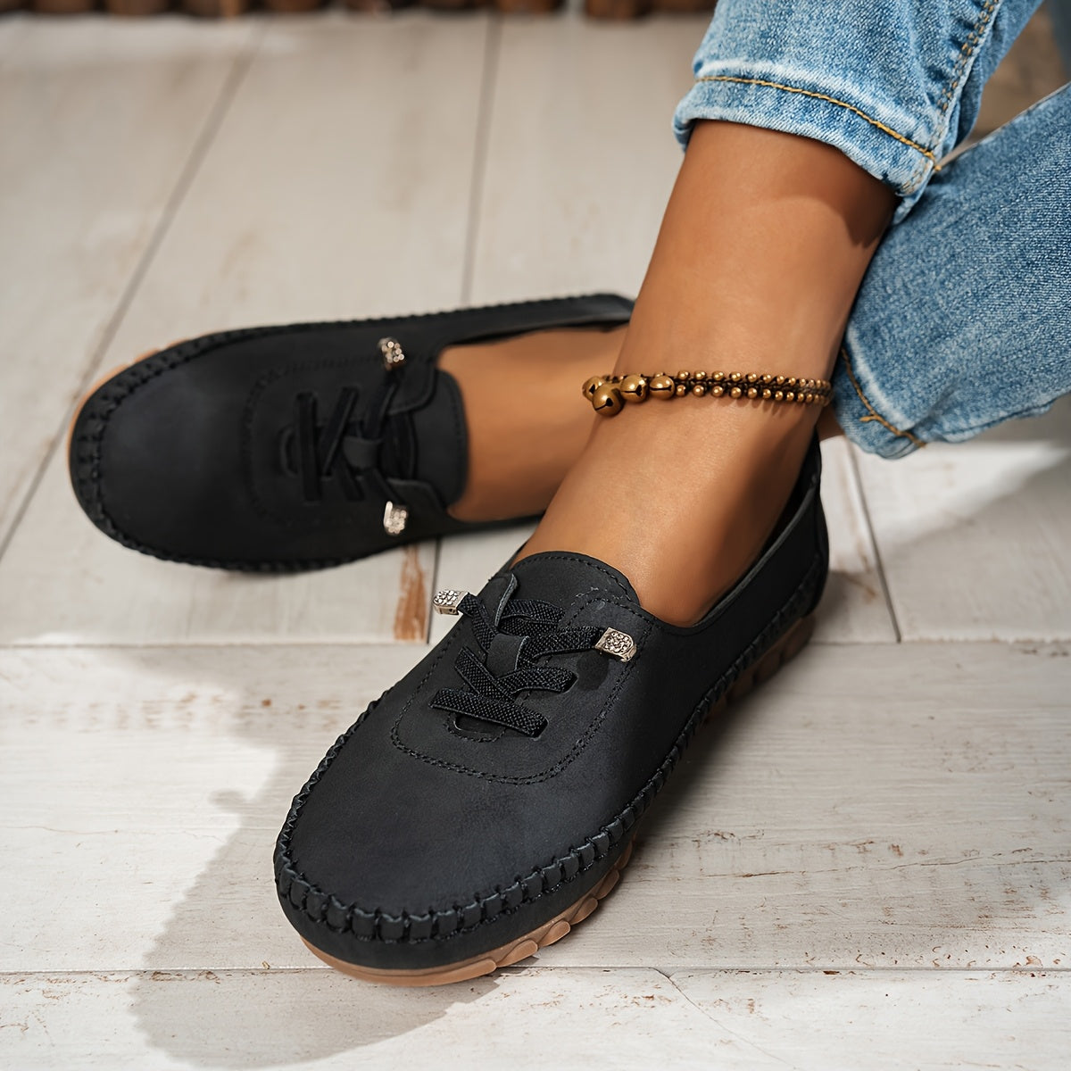 MOREAU LYON | MOCASSINS À SOUTIEN FLEXIBLE POUR FEMMES
