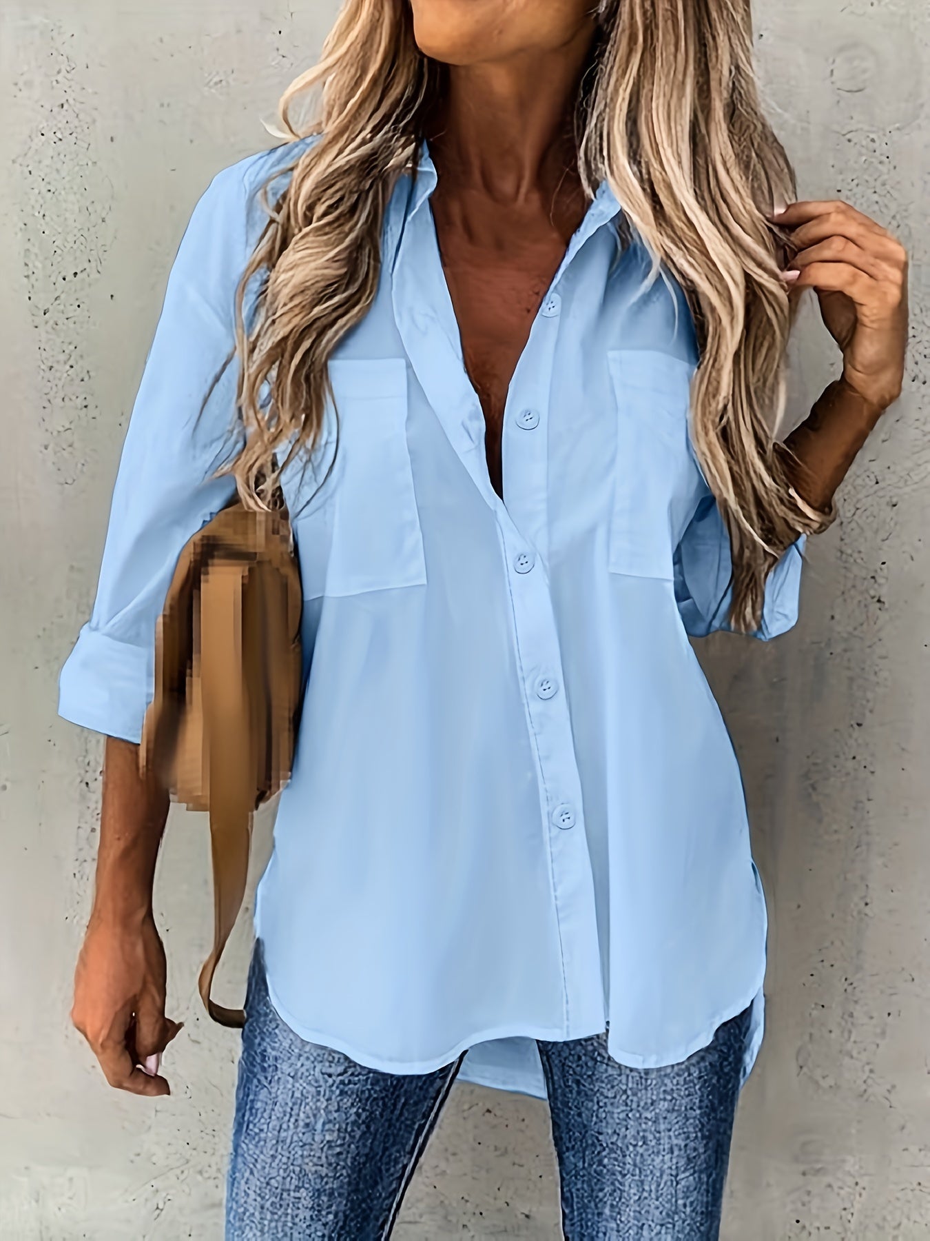 MOREAU LYON | BLOUSE À MANCHES CHIC QUOTIDIENNE POUR FEMMES