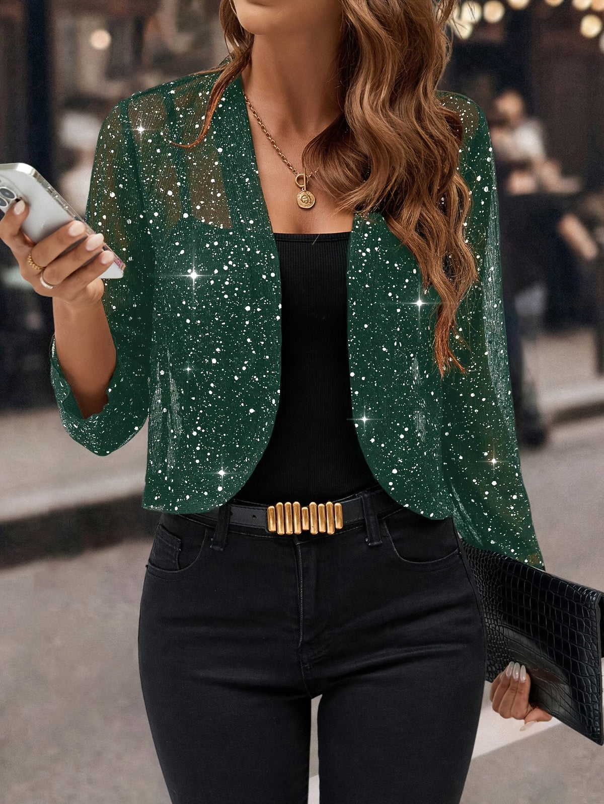 MOREAU LYON | VESTE COURTE À PAILLETTES POUR FEMMES