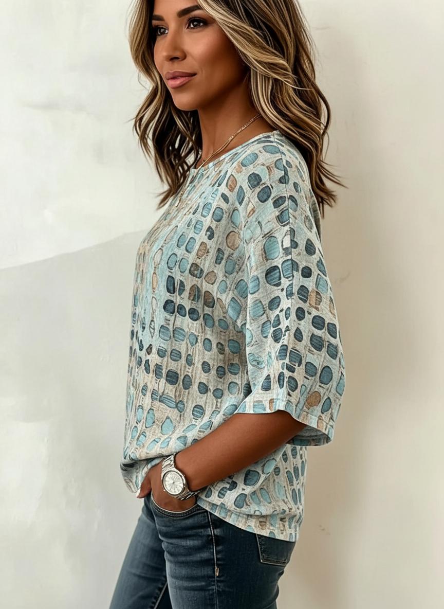 MOREAU LYON | BLOUSE IMPRIMÉE CHIC POUR FEMMES