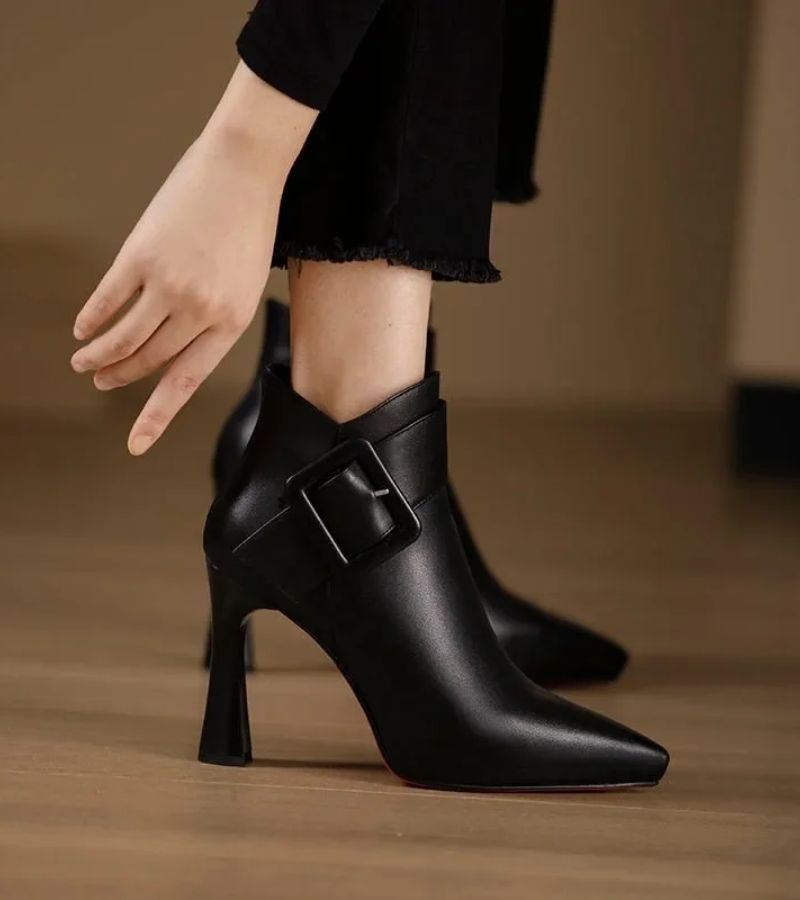 MOREAU LYON | BOTTINES À TALON CHEVILLE POUR FEMMES