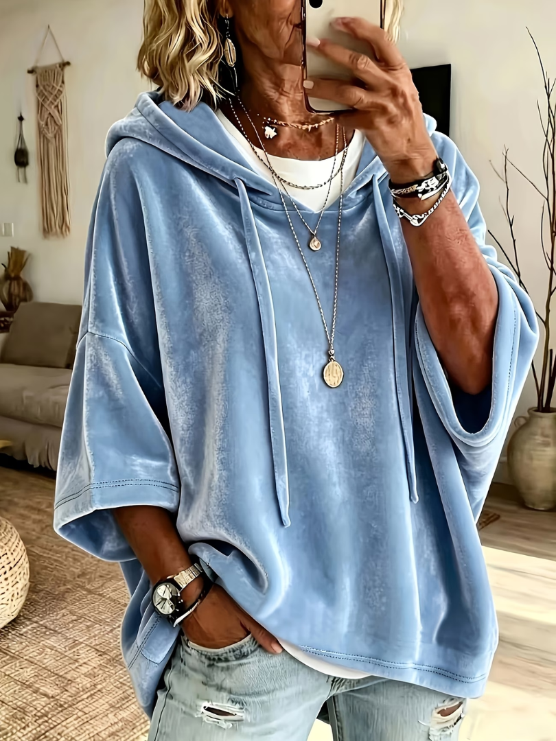 MOREAU LYON | SWEATSHIRT À CAPUCHE SURDIMENSIONNÉE CLASSIQUE POUR FEMMES