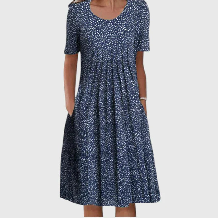 MOREAU LYON | ROBE ÉLÉGANTE À VOLANTS POUR FEMME
