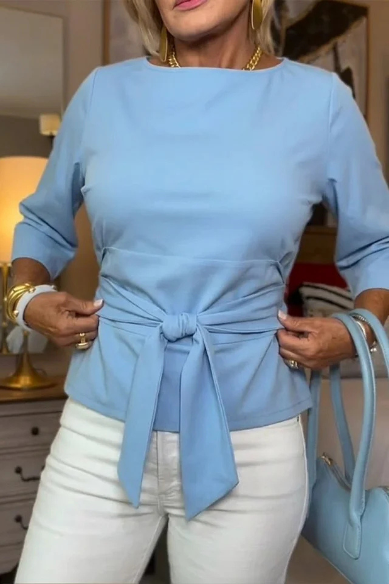 MOREAU LYON | TOP À NOUER À LA TAILLE POUR FEMMES