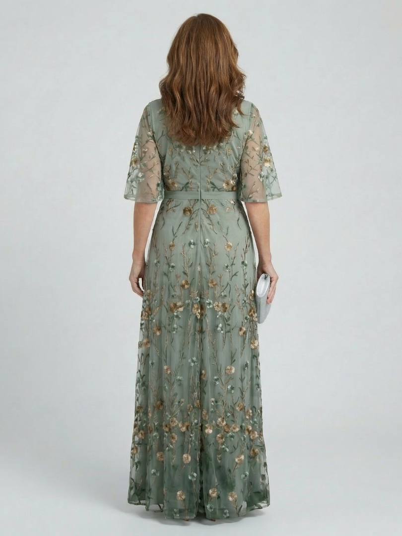 MOREAU LYON | ROBE MIDI CHIC EN MOUSSELINE POUR FEMME