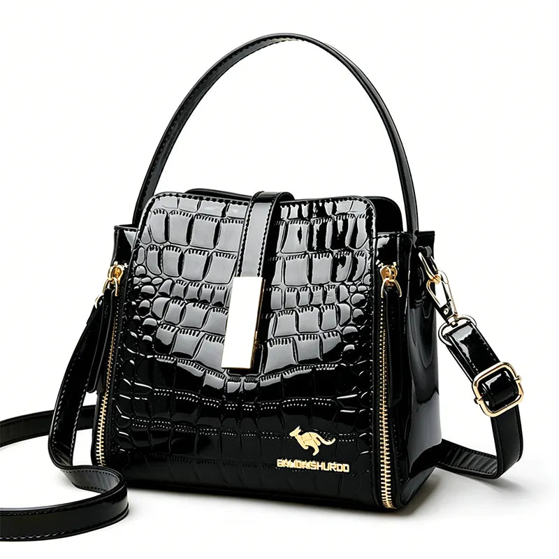 MOREAU LYON | SAC À MOTIF CROCODILE POUR FEMMES