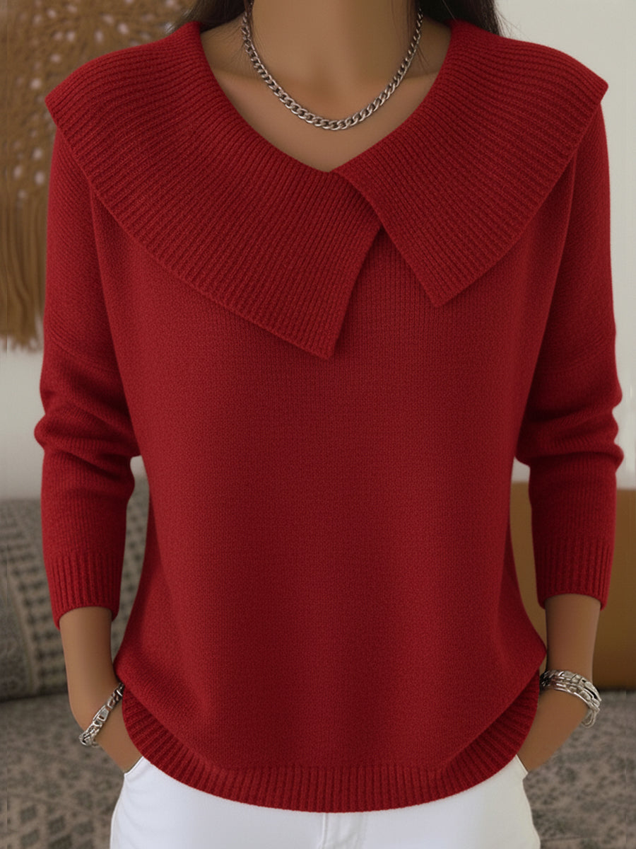 MOREAU LYON | PULL COL CLASSIQUE POUR FEMME