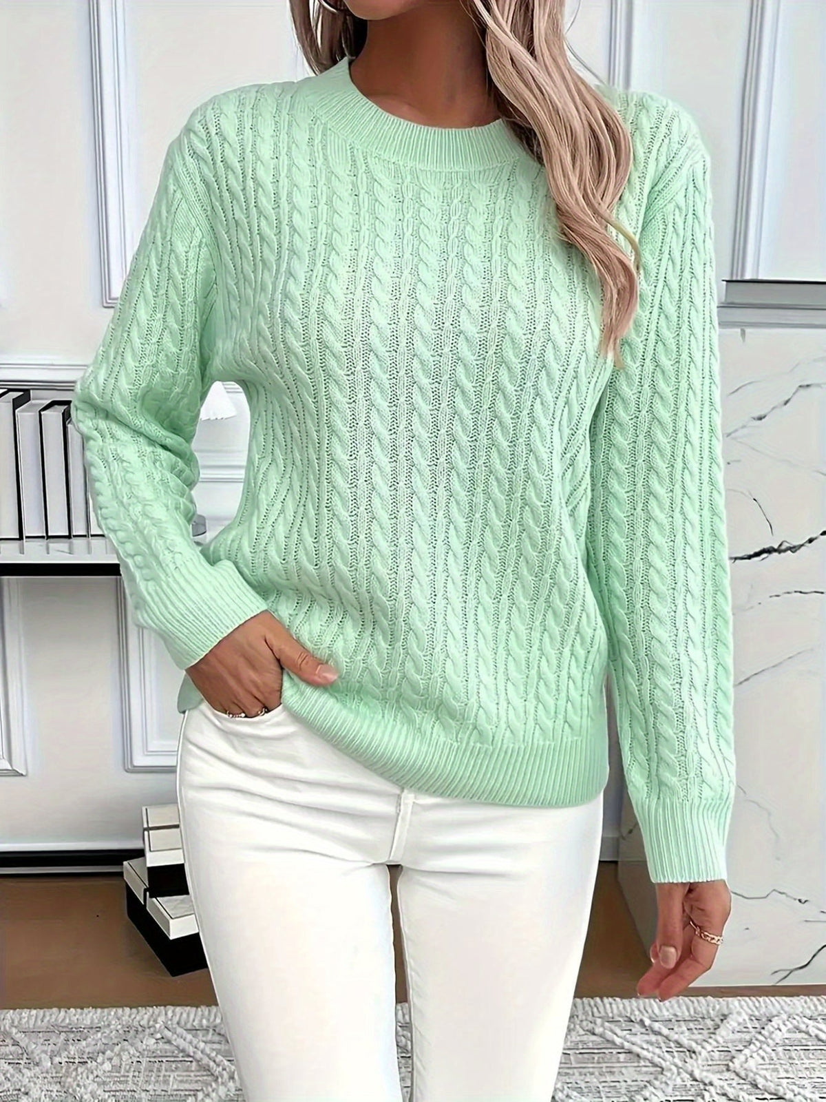 MOREAU LYON | SWEAT À COL ROND COZY POUR FEMMES
