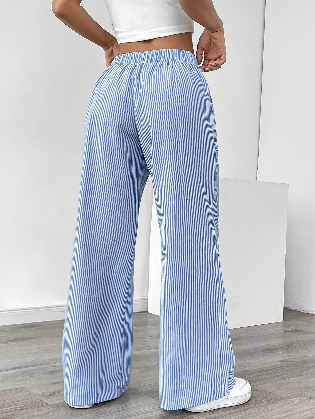 MOREAU LYON | PANTALONS AMPLE RAYÉS POUR FEMMES
