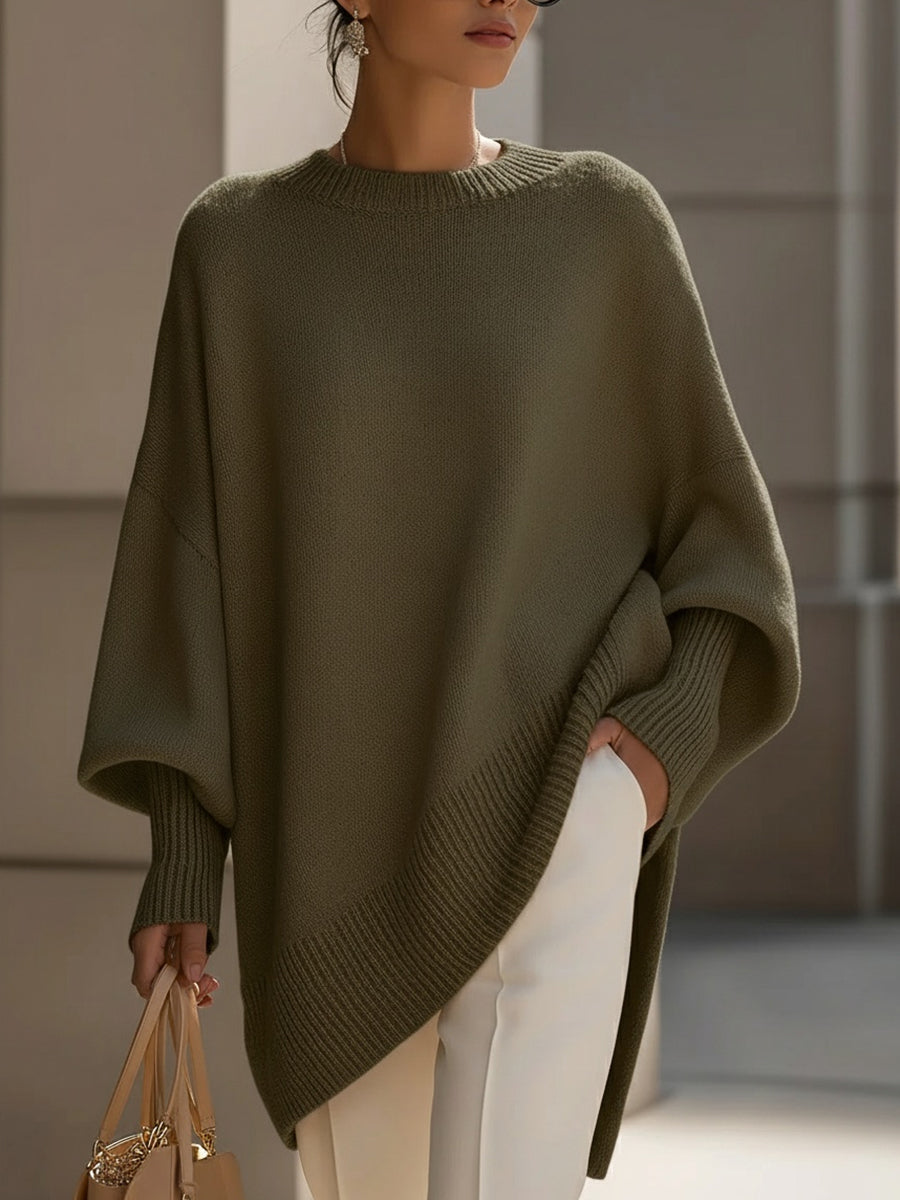 MOREAU LYON | PULL SURDIMENSIONNÉ CÔTELÉ POUR FEMMES