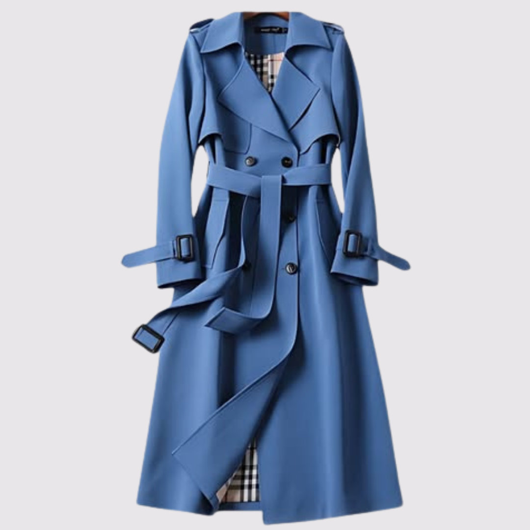 MOREAU LYON | TRANCHÉE MANTEAU LONGUE À CEINTURE POUR FEMMES
