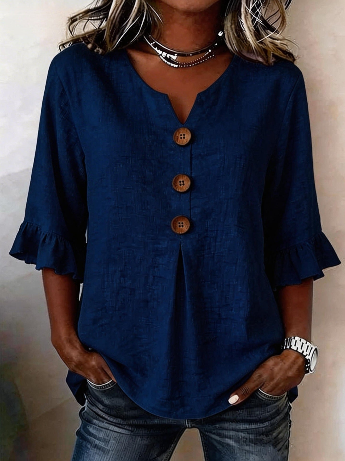 MOREAU LYON | BLOUSE À VOLANTS ROMANTIQUE POUR FEMMES