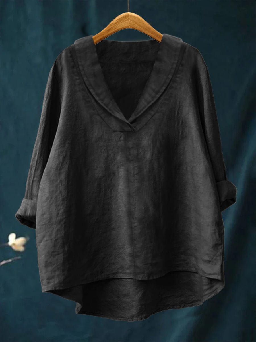 MOREAU LYON | BLOUSE COL V AMPLE POUR FEMMES
