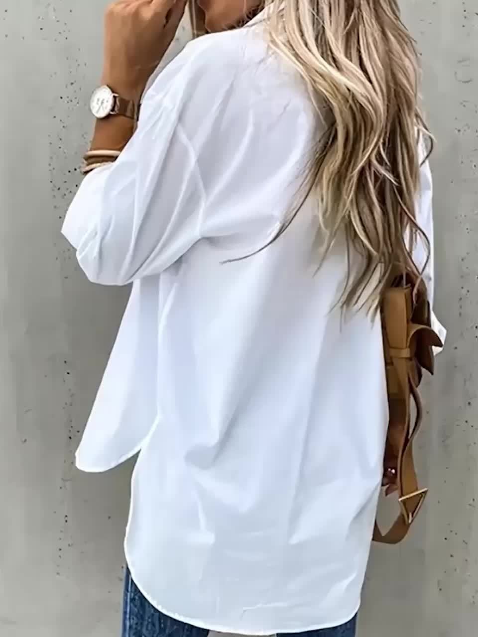 MOREAU LYON | BLOUSE À MANCHES CHIC QUOTIDIENNE POUR FEMMES
