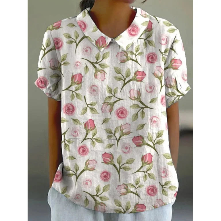 MOREAU LYON | CHEMISE FLORALE PRINTEMPS POUR FEMMES