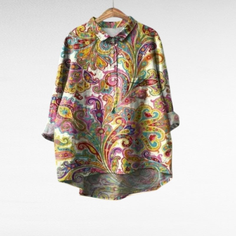 MOREAU LYON | BLOUSE MOTIF PAISLEY POUR FEMMES