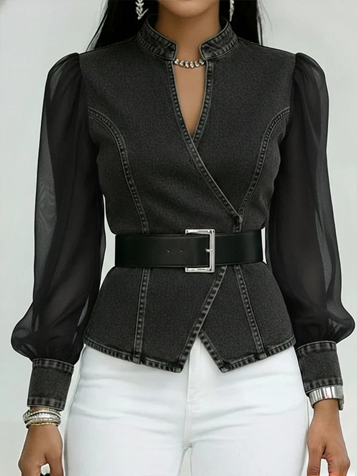 MOREAU LYON | BLOUSE EN JEAN POUR FEMME
