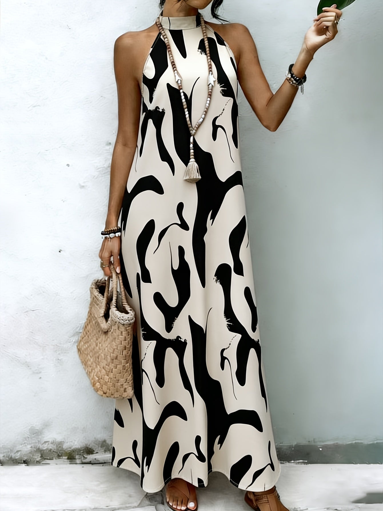 MOREAU LYON | ROBE MAXI HALTER CHIC POUR FEMMES