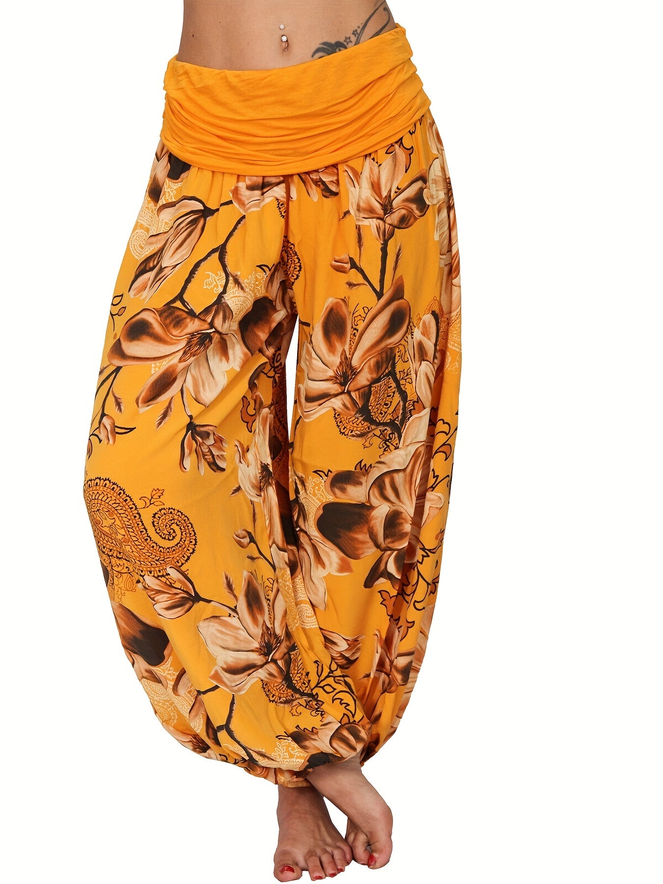 MOREAU LYON | PANTALONS FLORAUX POUR FEMMES