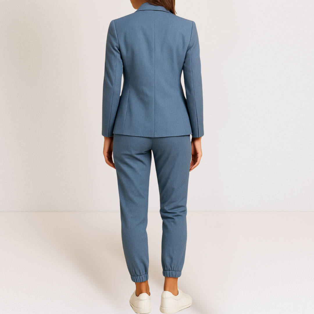 MOREAU LYON | ENSEMBLE COORDONNE BLAZER ET JOGGER SMART CLASSIC POUR FEMME