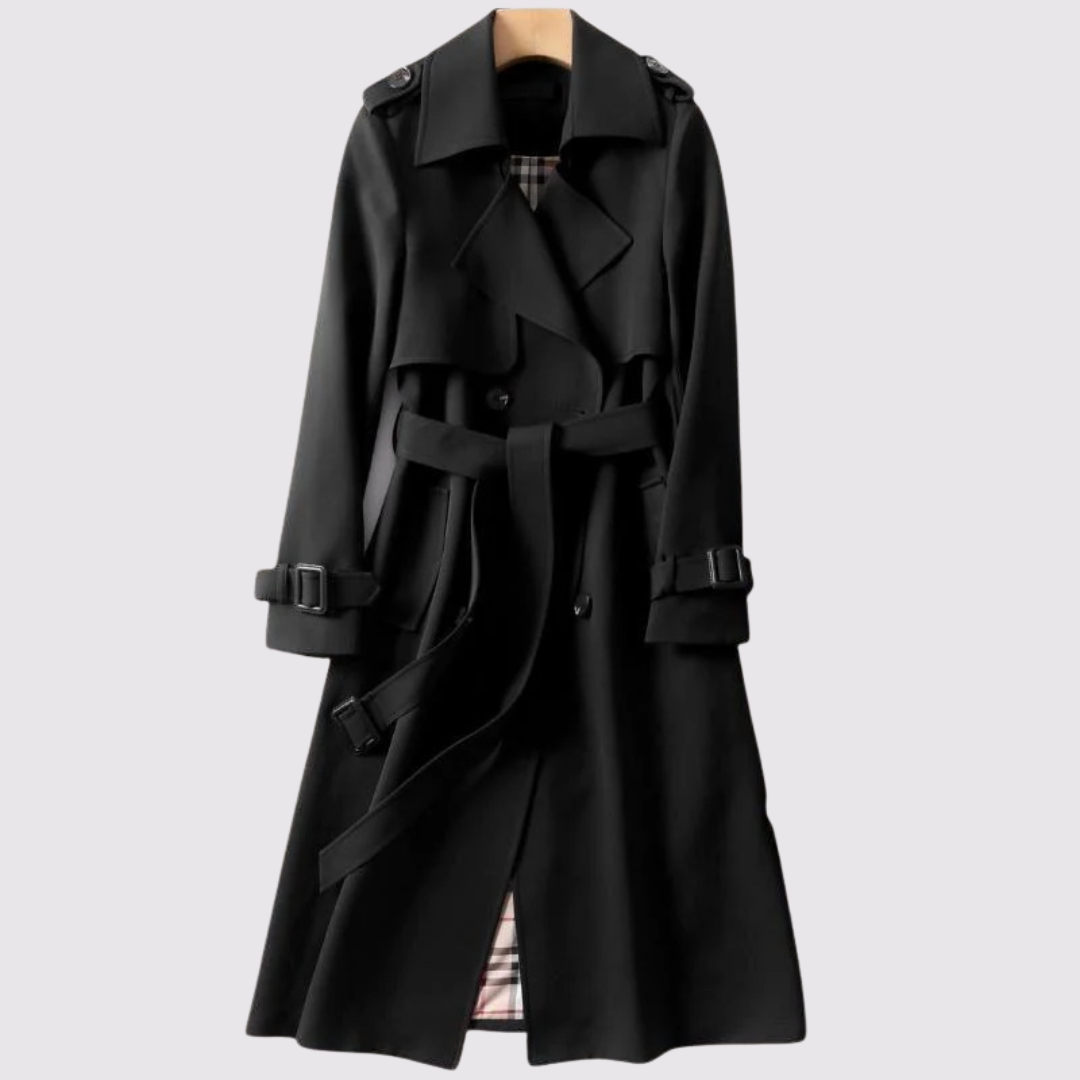 MOREAU LYON | TRANCHÉE MANTEAU LONGUE À CEINTURE POUR FEMMES