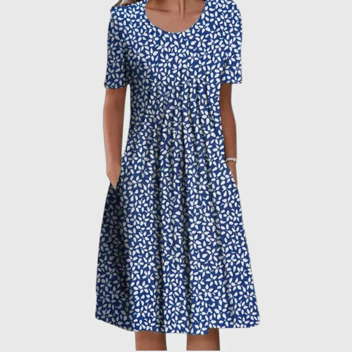 MOREAU LYON | ROBE ÉLÉGANTE À VOLANTS POUR FEMME