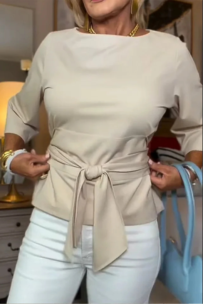 MOREAU LYON | TOP À NOUER À LA TAILLE POUR FEMMES
