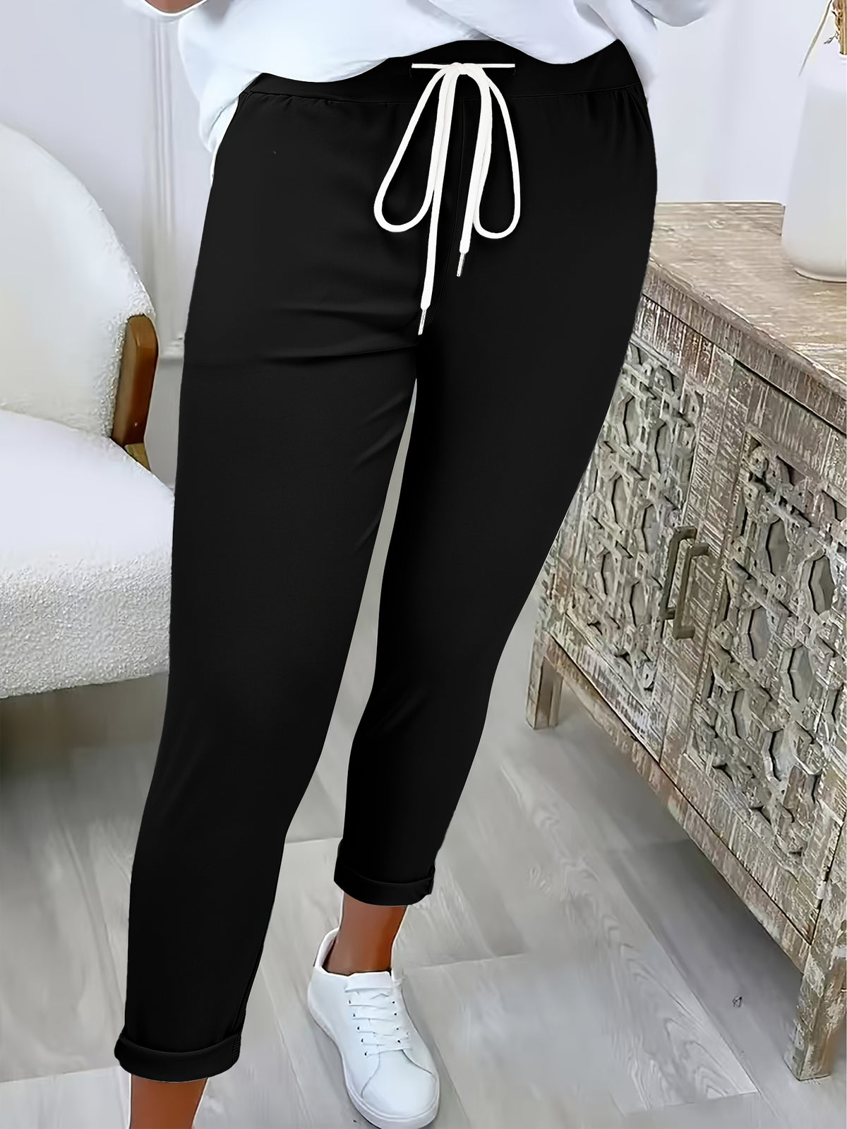 MOREAU LYON | PANTALON SLIM À CORDON POUR FEMMES