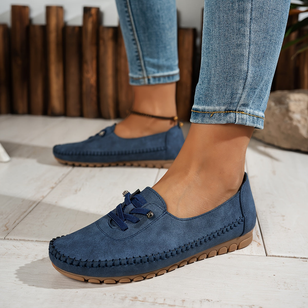 MOREAU LYON | MOCASSINS À SOUTIEN FLEXIBLE POUR FEMMES