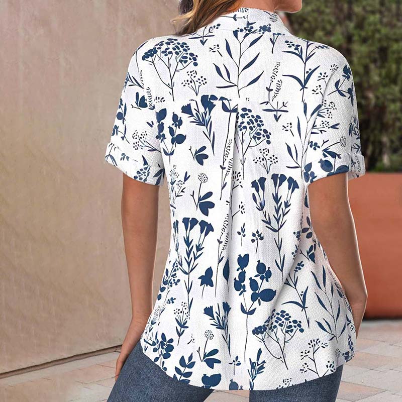MOREAU LYON | BLOUSE IMPRIMÉE FEUILLES POUR FEMMES