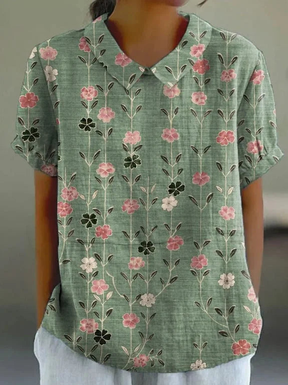 MOREAU LYON | CHEMISE FLORALE PRINTEMPS POUR FEMMES