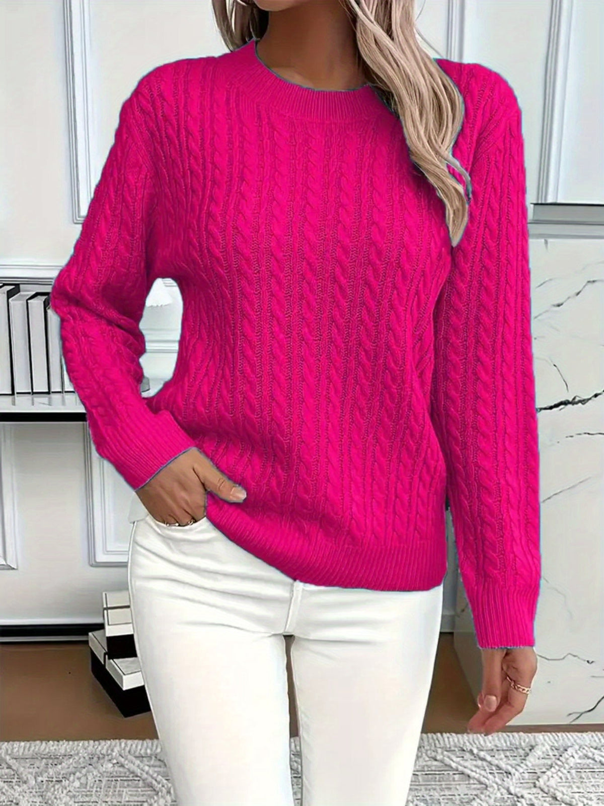MOREAU LYON | SWEAT À COL ROND COZY POUR FEMMES