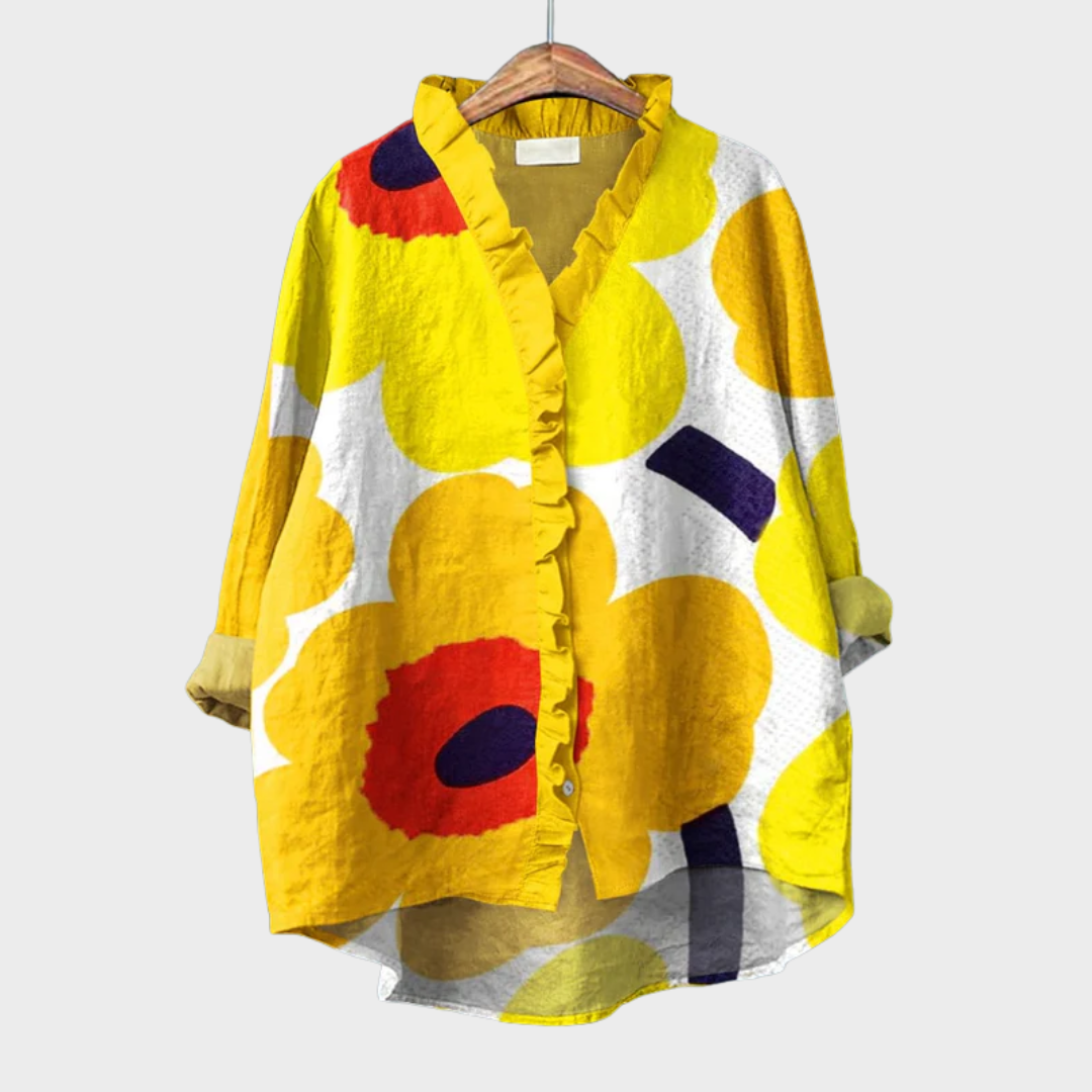 MOREAU LYON | BLOUSE IMPRIMÉ FLORAL POUR FEMMES