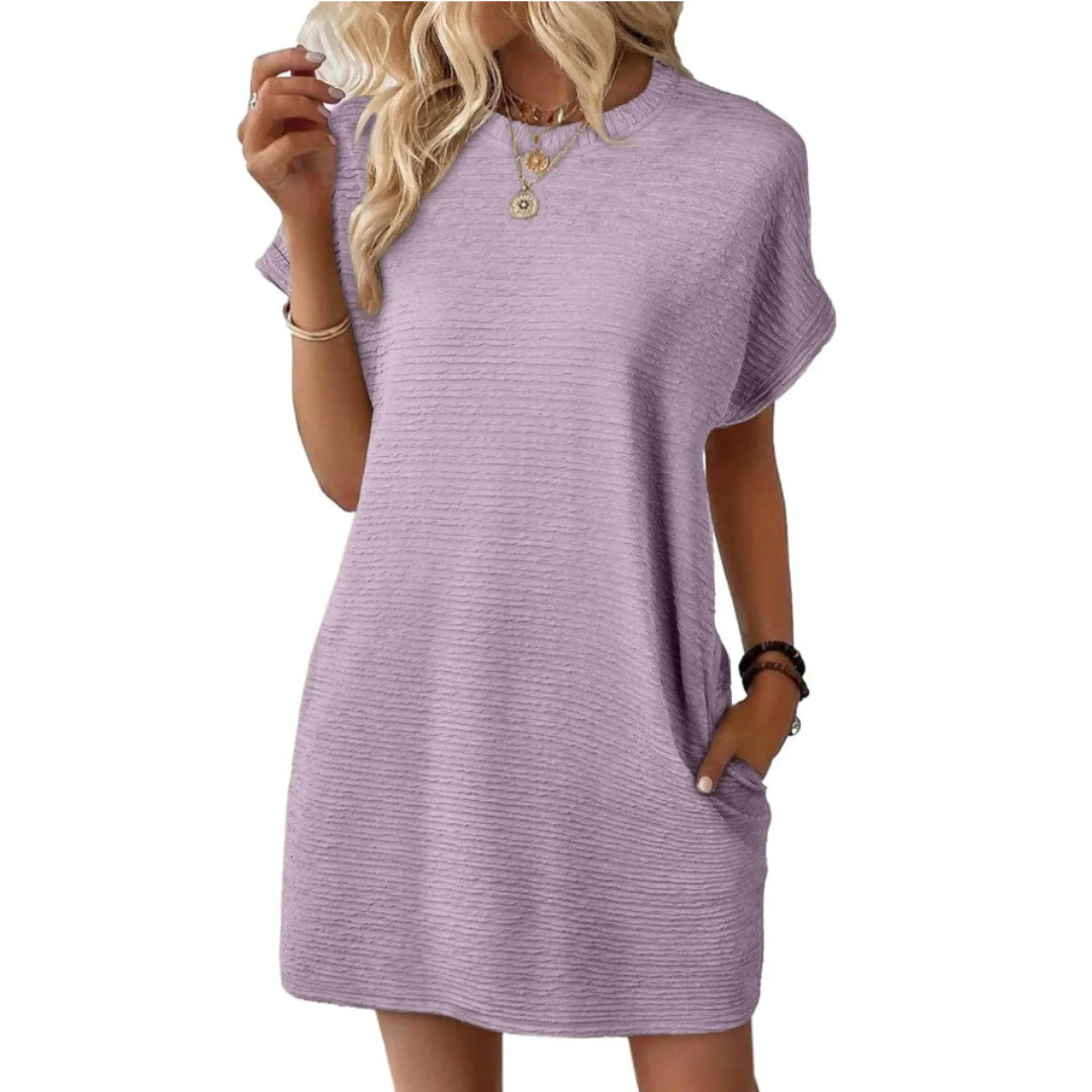 MOREAU LYON | ROBE À COL ROND POUR FEMMES