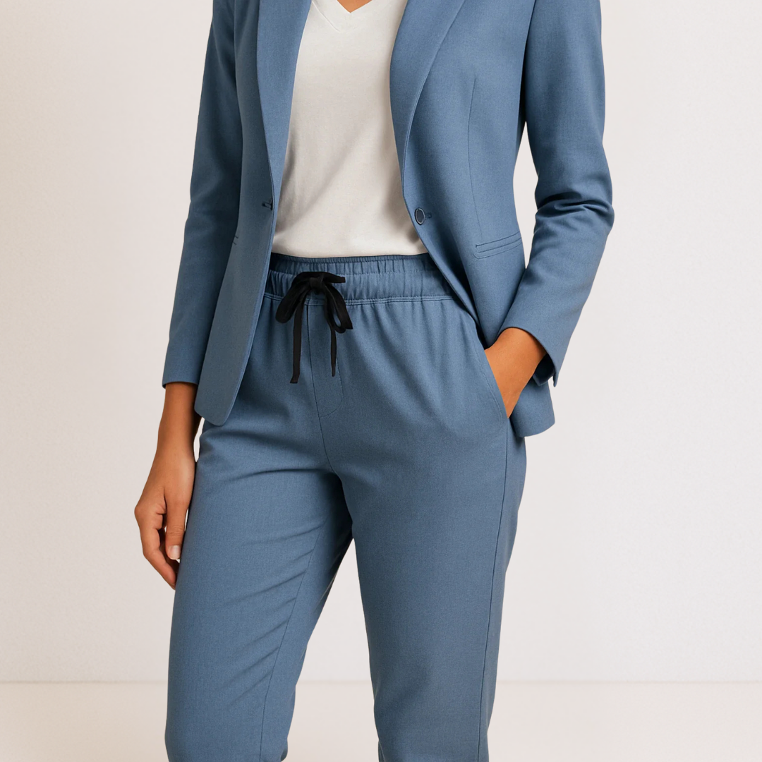 MOREAU LYON | ENSEMBLE COORDONNE BLAZER ET JOGGER SMART CLASSIC POUR FEMME